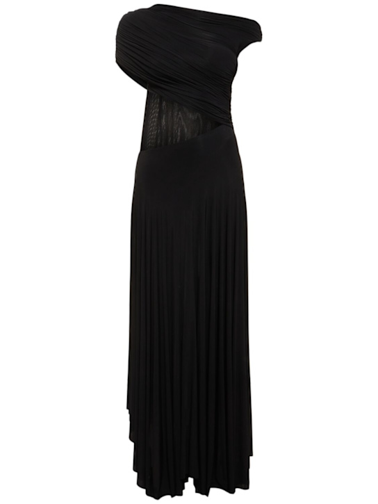 Philosophy Di Lorenzo Serafini: Light viscose jersey long dress - women_0 | Luisa Via Roma