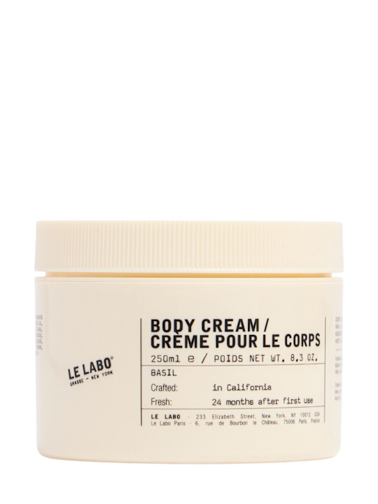 Le Labo: Basil Body Cream 250 ml - Transparent - beauty-women_0 | Luisa Via Roma