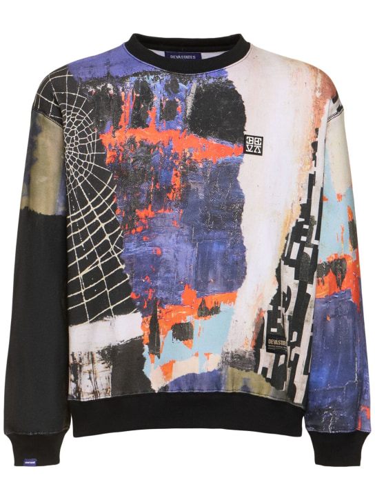 Deva States: Particula Digital printed sweatshirt - Multicolor - men_0 | Luisa Via Roma