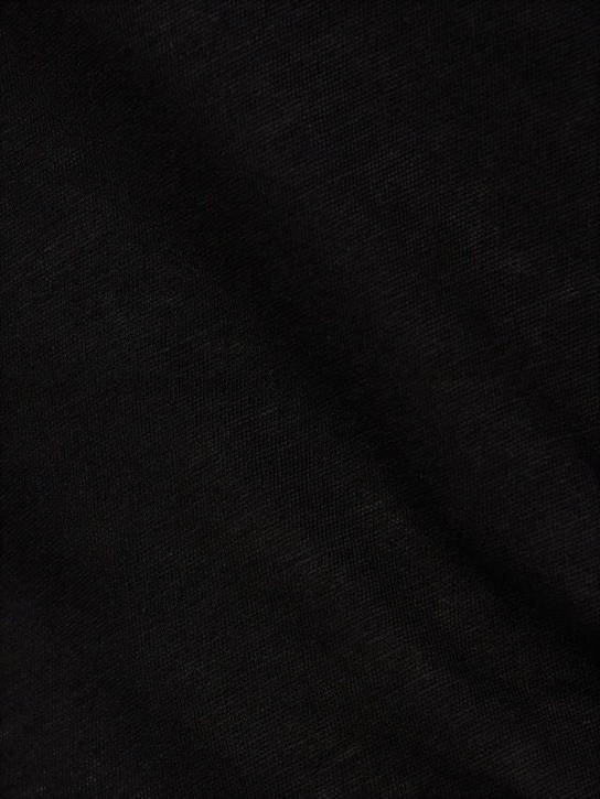 Wardrobe.nyc: 修身棉质平纹针织T恤 - 黑色 - women_1 | Luisa Via Roma