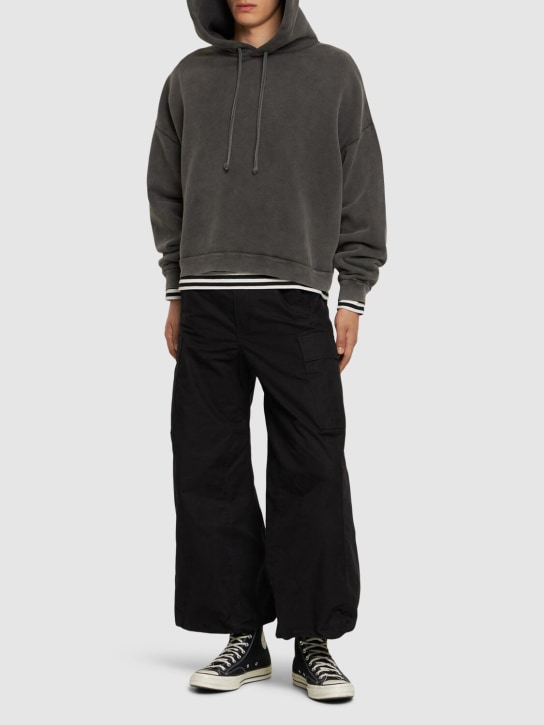 Doublet: Pantalones cargo de algodón - Negro - men_1 | Luisa Via Roma