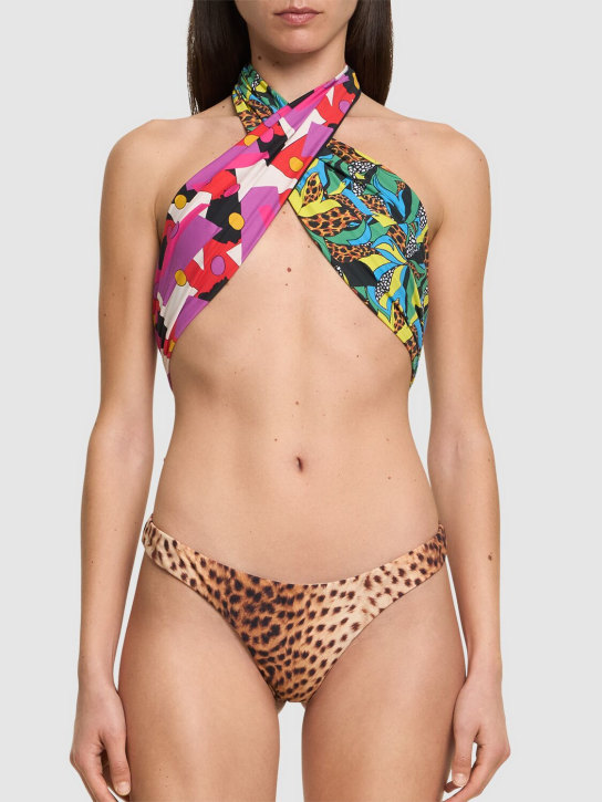 Reina Olga: Showpony printed one piece swimsuit - Renkli - women_1 | Luisa Via Roma
