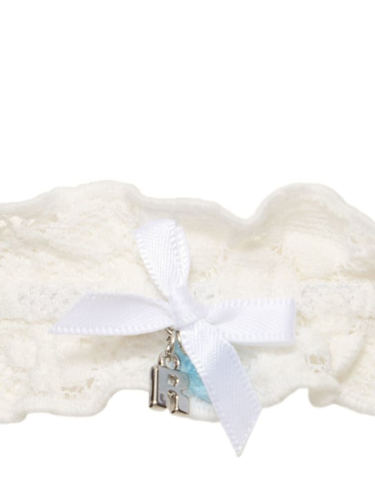 Rotate: Simon lace bow garter - White - women_1 | Luisa Via Roma