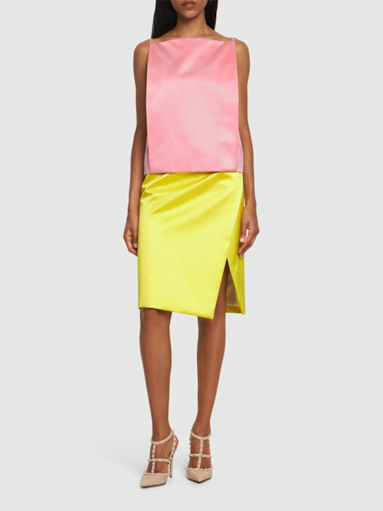 Philosophy Di Lorenzo Serafini: Duchesse satin top - women_1 | Luisa Via Roma