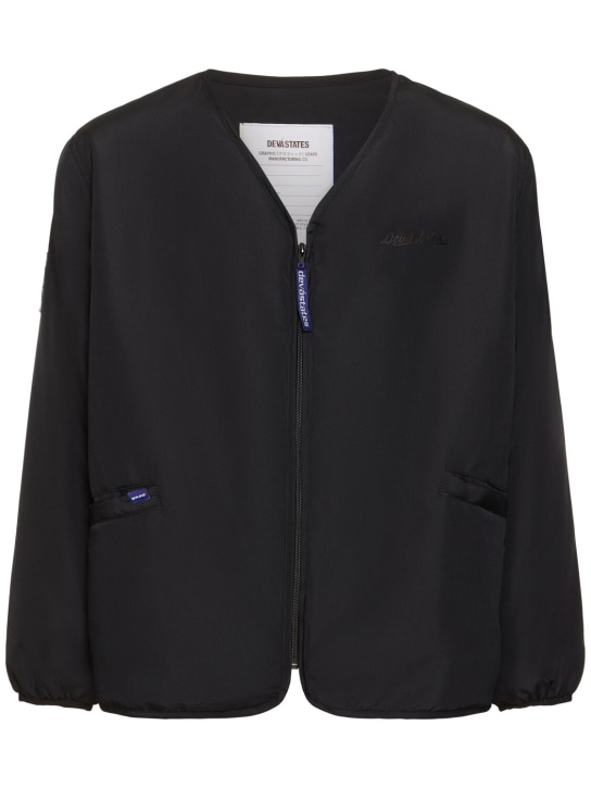 Deva States: Web quilted liner jacket - Black - men_0 | Luisa Via Roma
