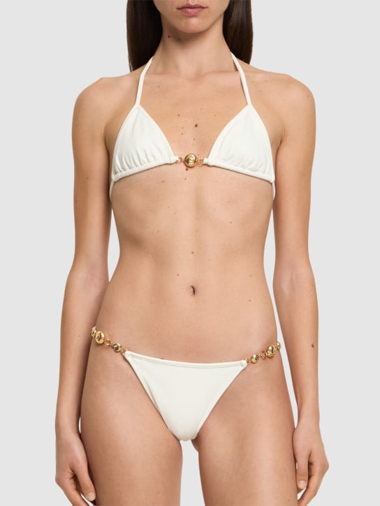 Reina Olga: Splash triangle bikini set - White - women_1 | Luisa Via Roma