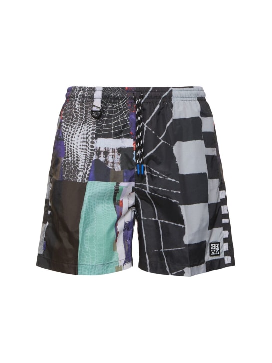 Deva States: Particula printed nylon shorts - Multicolor - men_0 | Luisa Via Roma
