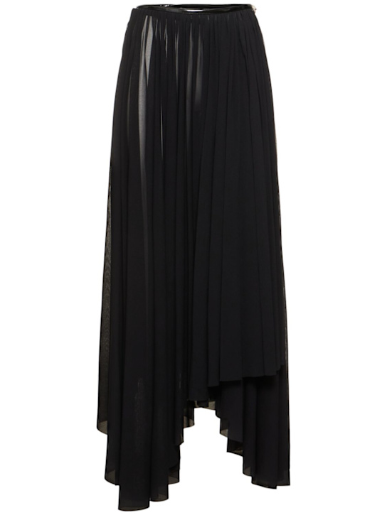 Philosophy Di Lorenzo Serafini: Stretch tulle long skirt - women_0 | Luisa Via Roma