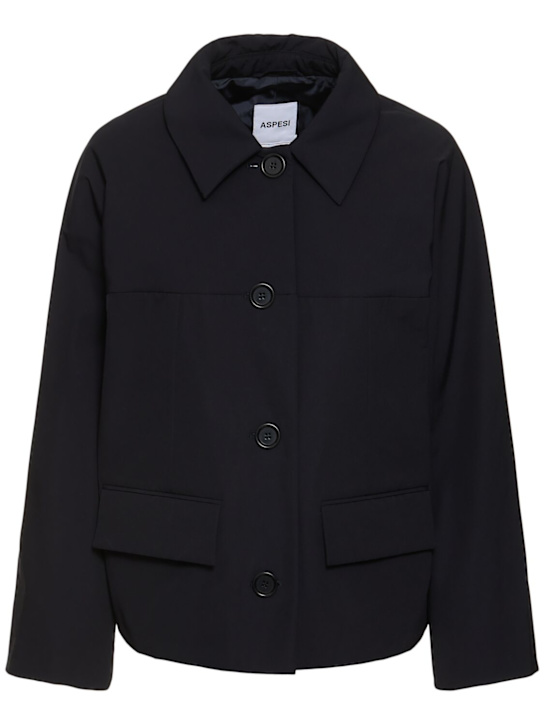 ASPESI: Taylor cotton blend padded jacket - women_0 | Luisa Via Roma
