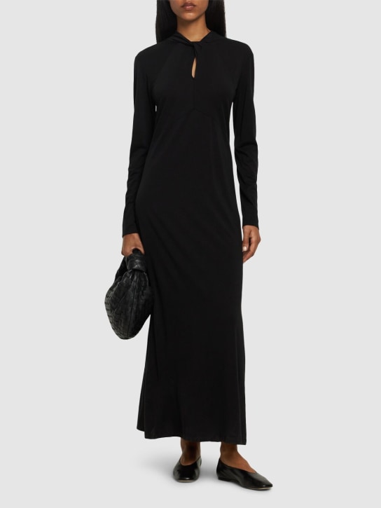 ASPESI: Lightweight wool jersey dress - women_1 | Luisa Via Roma