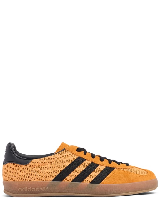 adidas Originals: Gazelle Indoor sneakers - Orange/Black - men_0 | Luisa Via Roma