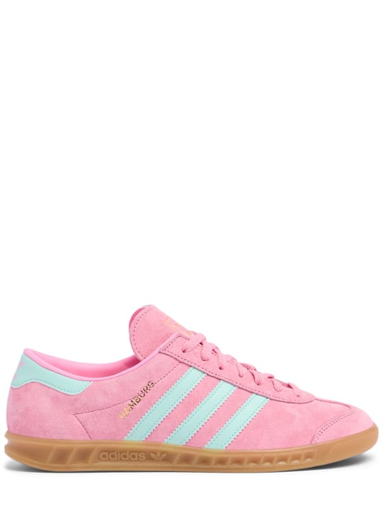 adidas Originals: Hamburg sneakers - Pink/Multi - men_0 | Luisa Via Roma