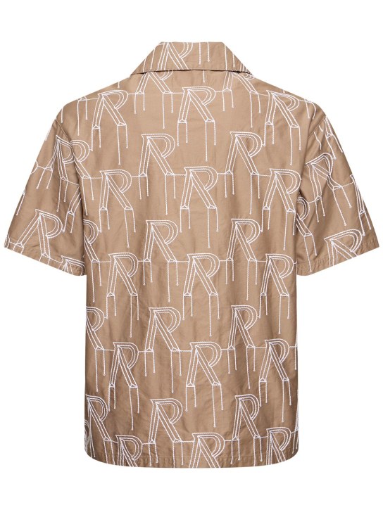 Represent: Sobrecamisa de algodón - Washed Taupe - men_4 | Luisa Via Roma
