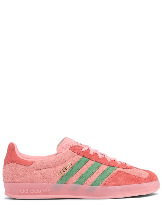 adidas Originals: Sneakers Gazelle Indoor - Rosa/Verde - women_0 | Luisa Via Roma