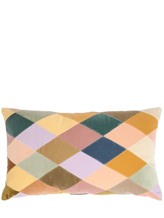 Christina Lundsteen: Emma cotton cushion - Multicolor - ecraft_0 | Luisa Via Roma