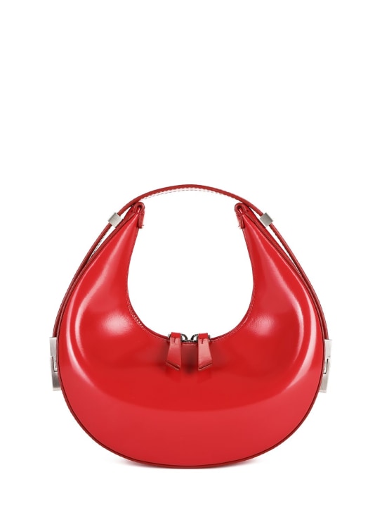 Osoi: Mini Toni leather top handle bag - Kırmızı - women_0 | Luisa Via Roma
