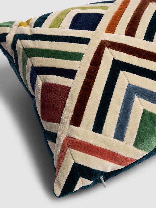Christina Lundsteen: Tallulah cotton cushion - Multicolor - ecraft_1 | Luisa Via Roma