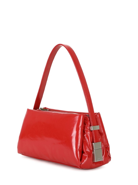 Osoi: Mini Pillow Bow leather shoulder bag - Kırmızı - women_1 | Luisa Via Roma