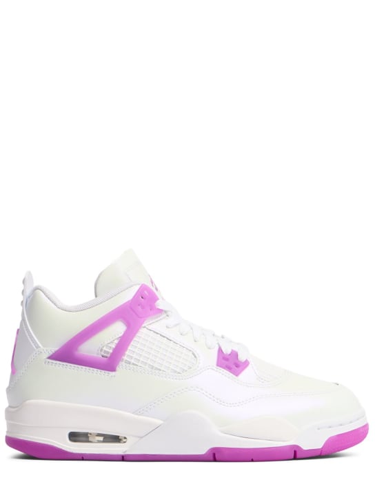 Nike: Sneakers Air Jordan 4 Retro - Blanco/Violeta - kids-girls_0 | Luisa Via Roma