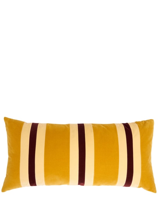 Christina Lundsteen: Mimi cotton cushion - Yellow - ecraft_0 | Luisa Via Roma
