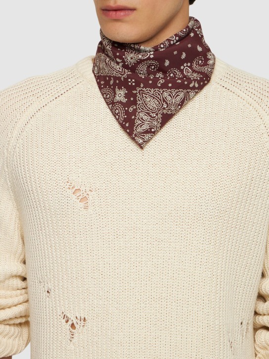 Satisfy: SoftCell科技织物围巾 - 红褐色 - men_1 | Luisa Via Roma