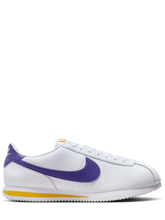 Nike: Sneakers "Cortez" - White/Varsity P - men_0 | Luisa Via Roma