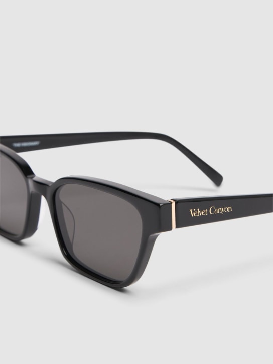 Velvet Canyon: The Visionary squared acetate sunglasses - Nero - women_1 | Luisa Via Roma