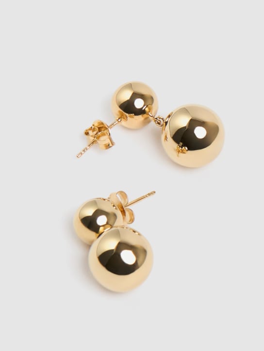 LIÉ STUDIO: Caroline stud earrings - Gold - women_2 | Luisa Via Roma