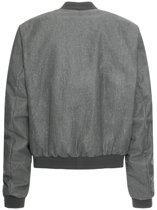 Dolce&Gabbana: Classic flight bomber jacket - Grey - men_3 | Luisa Via Roma