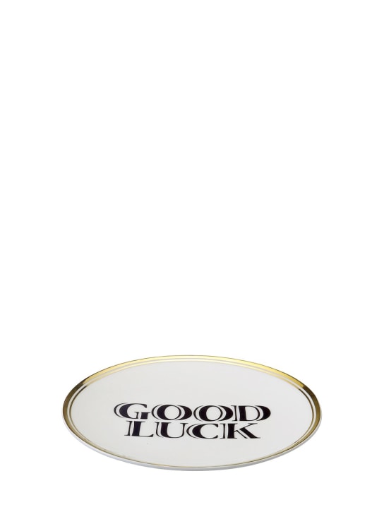 Bitossi Home: Good Luck dessert plate - ecraft_1 | Luisa Via Roma
