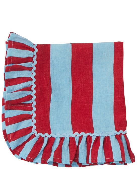 Bitossi Home: Set of 2 Gala striped napkins - ecraft_0 | Luisa Via Roma