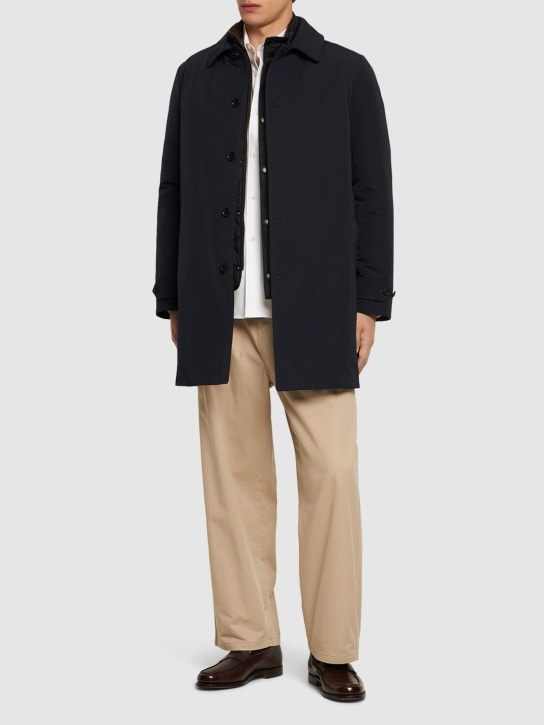 ASPESI: Vodka cotton & nylon raincoat - men_1 | Luisa Via Roma