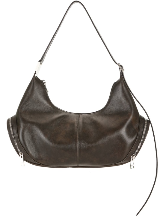 Osoi: Large Cargo Hobo leather shoulder bag - Stain Brown - women_0 | Luisa Via Roma
