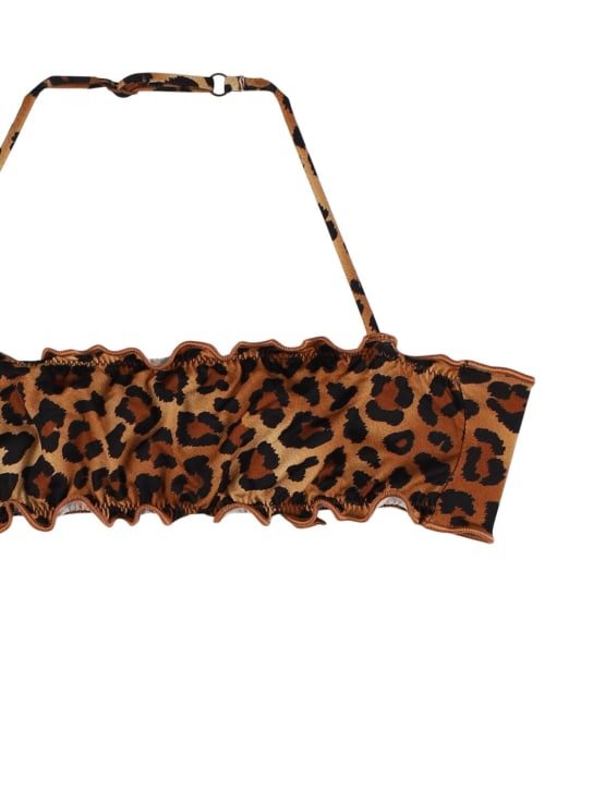 Mc2 Saint Barth: Leopard print bikini - Multicolor - kids-girls_1 | Luisa Via Roma