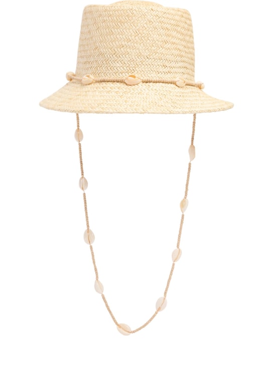 LACK OF COLOR: Inca Seashell bucket hat - Doğal - women_0 | Luisa Via Roma