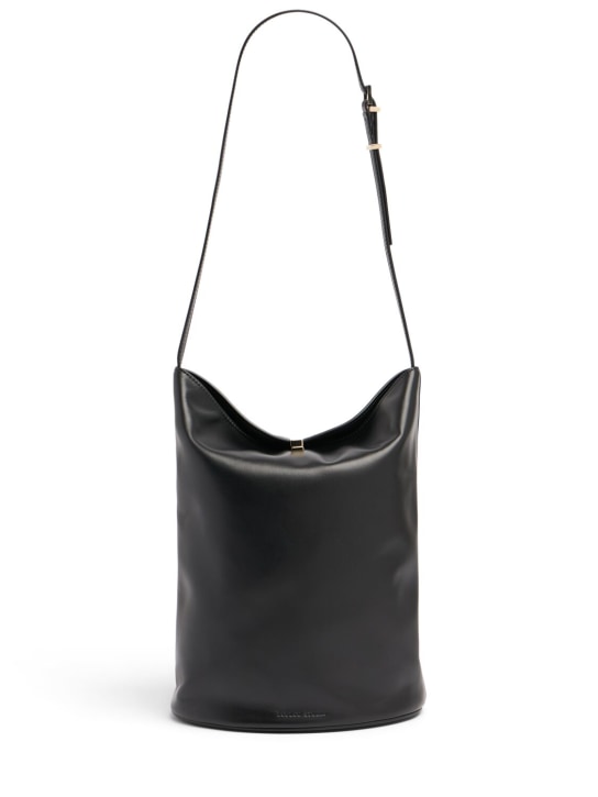 Loulou Studio: Cate leather bucket bag - Siyah - women_0 | Luisa Via Roma