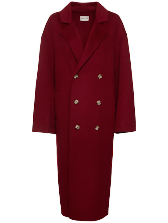 Loulou De Saison: Borneo double breast wool long coat - women_0 | Luisa Via Roma