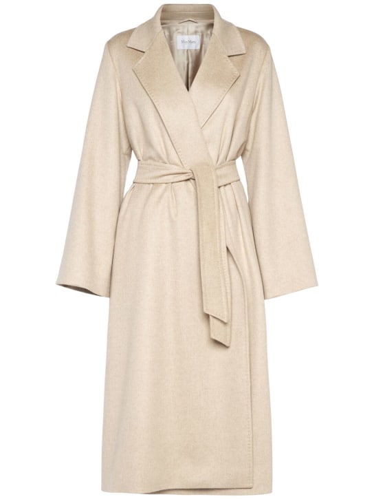 Max Mara: Fornovo belted cashmere long coat - Cacha - women_0 | Luisa Via Roma