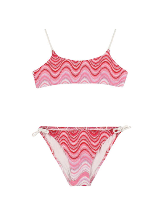 Mc2 Saint Barth: Bedruckter Bikini - Pink/Bunt - kids-girls_0 | Luisa Via Roma