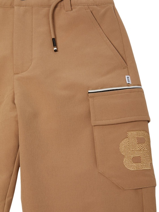 Boss: ストレッチカーゴパンツ - kids-boys_1 | Luisa Via Roma