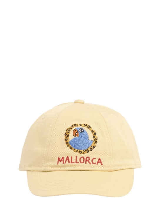 Mini Rodini: Organic cotton baseball hat - Yellow - kids-boys_0 | Luisa Via Roma
