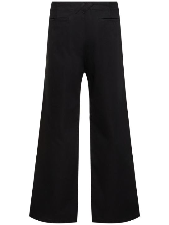 Burberry: Cotton chino pants - Black - men_4 | Luisa Via Roma