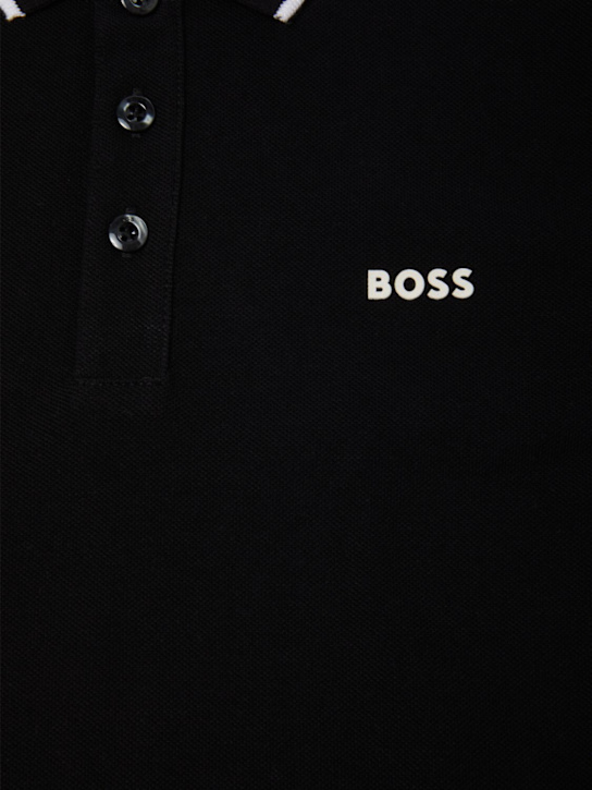 Boss: Polo de algodón piqué - kids-boys_1 | Luisa Via Roma