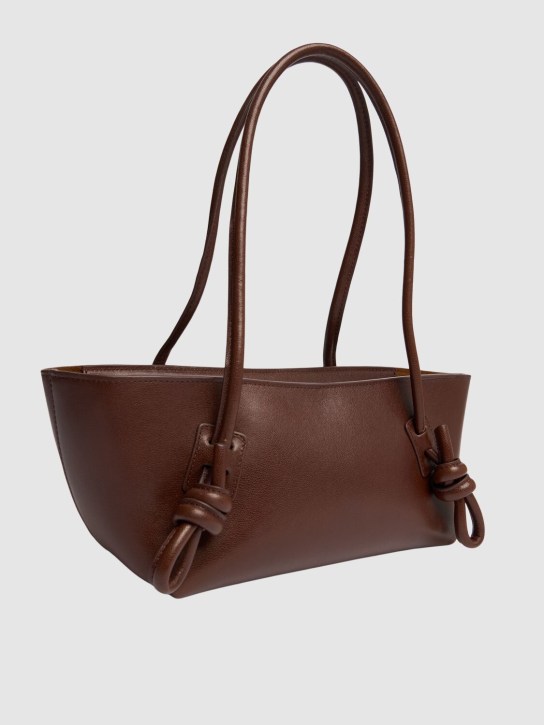 Hereu: Fleca leather shoulder bag - Chestnut - women_1 | Luisa Via Roma