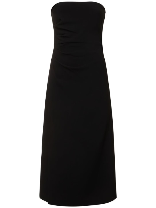 Proenza Schouler: Shira strapless matte dress - Black - women_0 | Luisa Via Roma