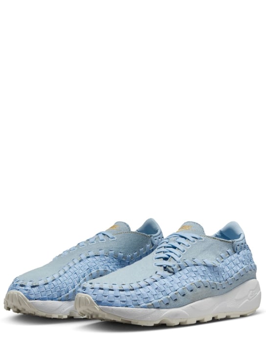 Nike: Air Footscape sneakers - Denim/Wheat Gol - women_1 | Luisa Via Roma