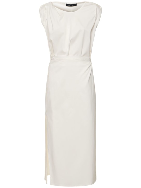 Proenza Schouler: Lynn organic cotton jersey dress - White - women_0 | Luisa Via Roma