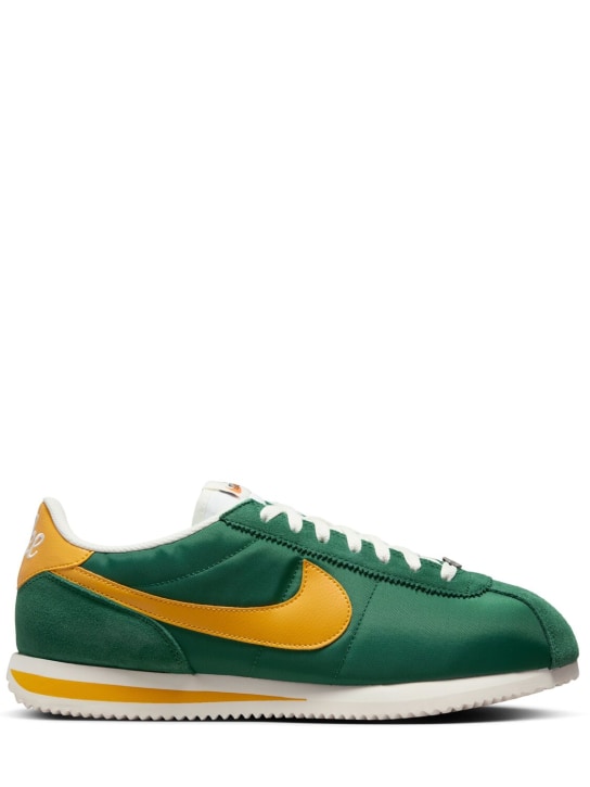 Nike: Cortez TXT sneakers - Green/Yellow - women_0 | Luisa Via Roma