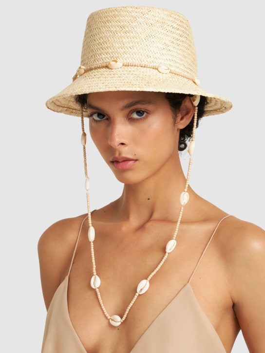 LACK OF COLOR: Inca Seashell bucket hat - Doğal - women_1 | Luisa Via Roma