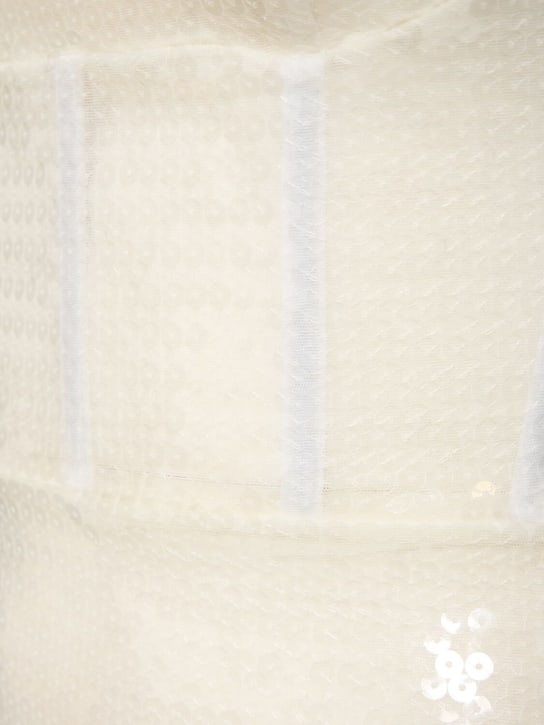 Nensi Dojaka: Kendall sequined mini dress - White - women_1 | Luisa Via Roma